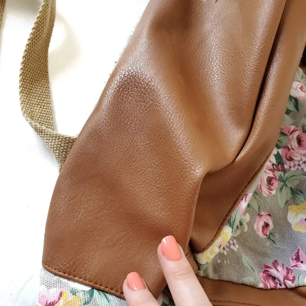 Madden Girl | Floral Backpack Vegan Leather Trim
